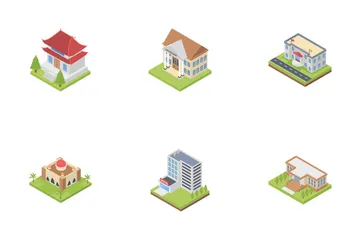 Buildings Icon Pack