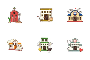 Buildings Icon Pack