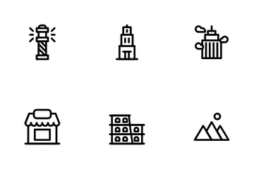 Buildings Icon Pack