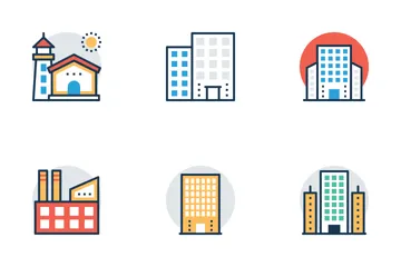 Buildings Icon Pack