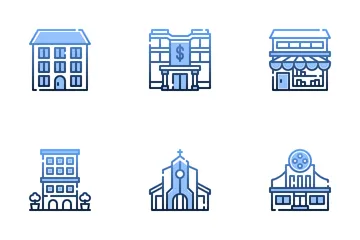 Buildings Icon Pack