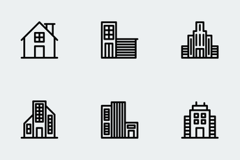 Buildings - Line Icon Pack