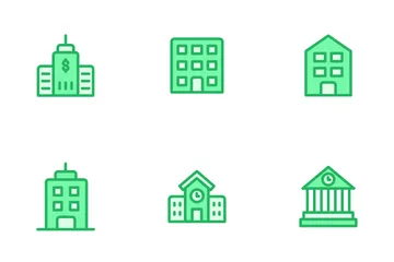 Buildings - Mono Lineal Icon Pack