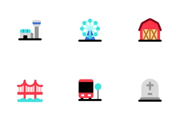 Buildings & Places Icon Pack