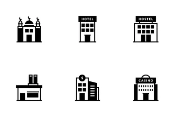 Buildings & Real Estates Icon Pack