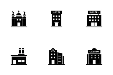 Buildings & Real Estates Icon Pack