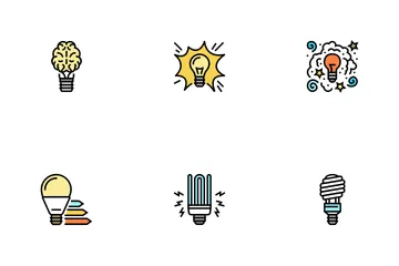 Bulb Electrical Energy Accessory Icon Pack