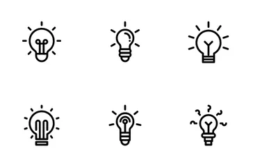 Bulb Icon Pack