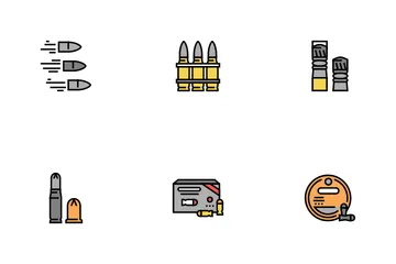 Bullet Ammunition Icon Pack