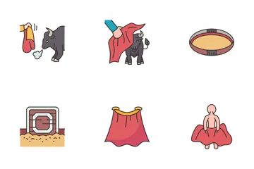 Bullfighting Icon Pack