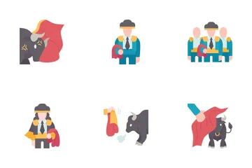 Bullfighting Icon Pack