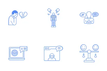 Bullying In Society Icon Pack