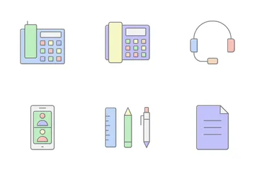 Bureau et espace de travail Pack d'Icônes