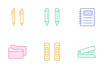 Bureau et espace de travail Pack d'Icônes