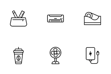 Bürobedarf Icon Pack