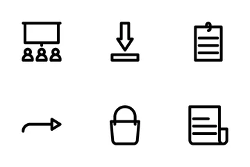 Büro und Geschäft Symbolpack