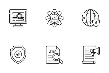 Büro und Internet Symbolpack