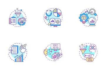 Business Analytics And Intelligence Icon Pack
