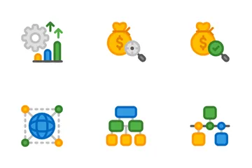 Business Analytics And Management Icon Pack