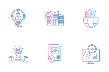 Business And Data Management Icon Pack