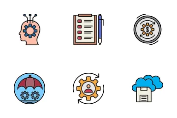 Business And Data Management Icon Pack