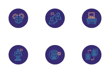 Business And Data Management Icon Pack