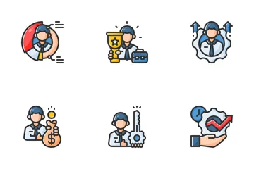 Business And Employees Icon Pack