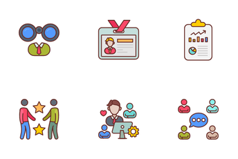 Business And Managemen Icon Pack