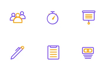 Business And Management (Line) Icon Pack