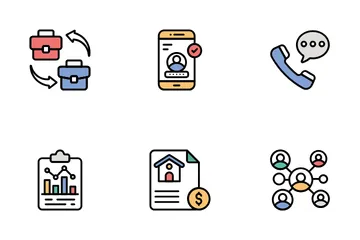 Business And Management Set 01 Icon Pack