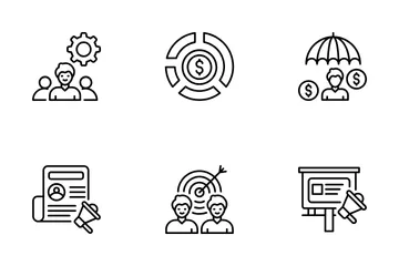 Business And Management Set 02 Icon Pack