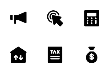 Business And Management (Solid) Vol.1 Icon Pack