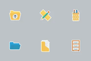 Business And Office Flat Icons