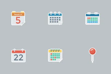 Business And Office Flat Icons Icon Pack