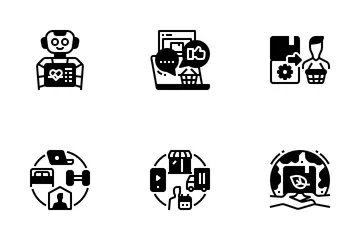 Business And Technology Trends Icon Pack