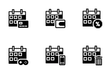 Business Calendar Icon Pack