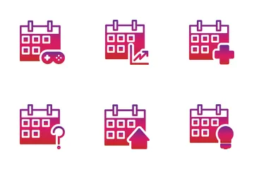 Business Calendar Icon Pack