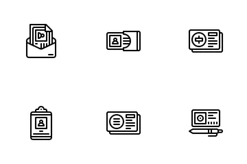 Business Cards Icon Pack