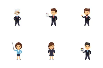 Business Characters Icon Pack