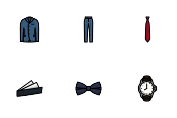 Business Clothes Icon Pack