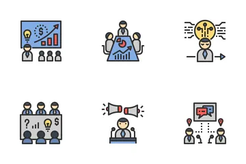 Business Collaboration Icon Pack