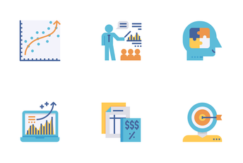 Business Consultant Flat Icon Pack