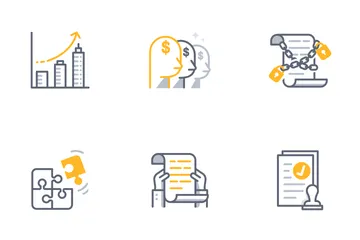 Business Contract Icon Pack