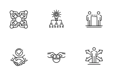 Business-cooperation Icon Pack