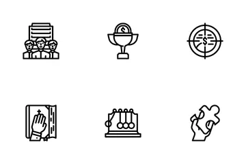 Business Corporate Ethics Company Icon Pack