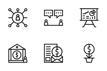 BUSINESS CUMMUNICATION Icon Pack