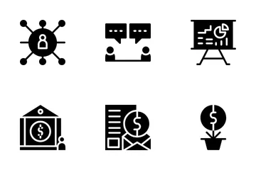 BUSINESS CUMMUNICATION Icon Pack