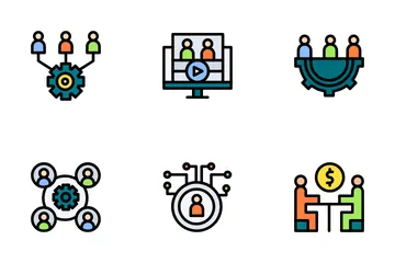 BUSINESS CUMMUNICATION Icon Pack