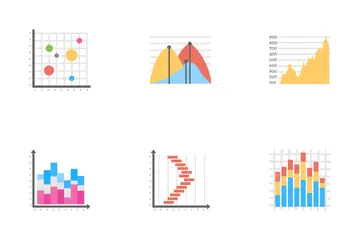 Business Data Graph And Charts Icon Pack