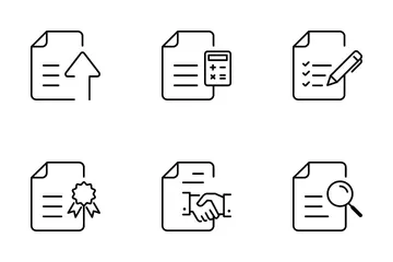 Business Document Icon Pack